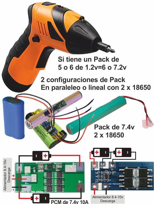 Sustituir NiCd o NiMh por Litio - Fácil Electro Baterías, Componentes, Tecnología, Trucos